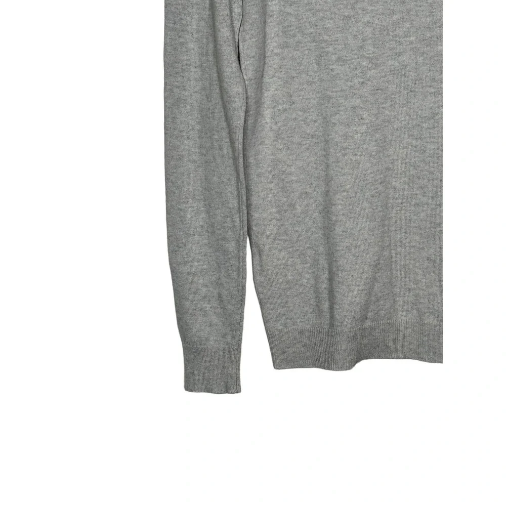 J. Crew Teddie Sweater‎ - Women's Size XS, Gray, Cocktail Logo, 100% Cotton